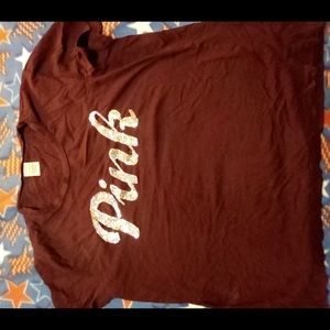 PINK Short Sleeve Bling Tee